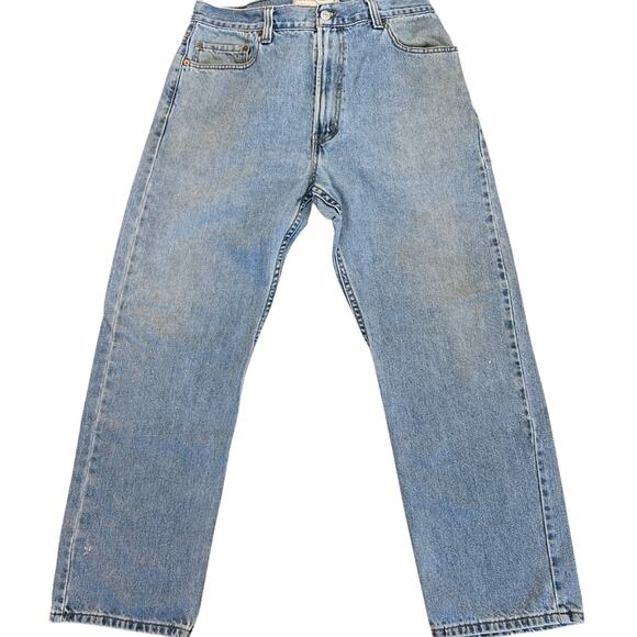 Men’s LevI’s 505 Jeans Y2K Vintage 07 relaxed regular fit med wsh 100% cotton - Picture 2 of 7